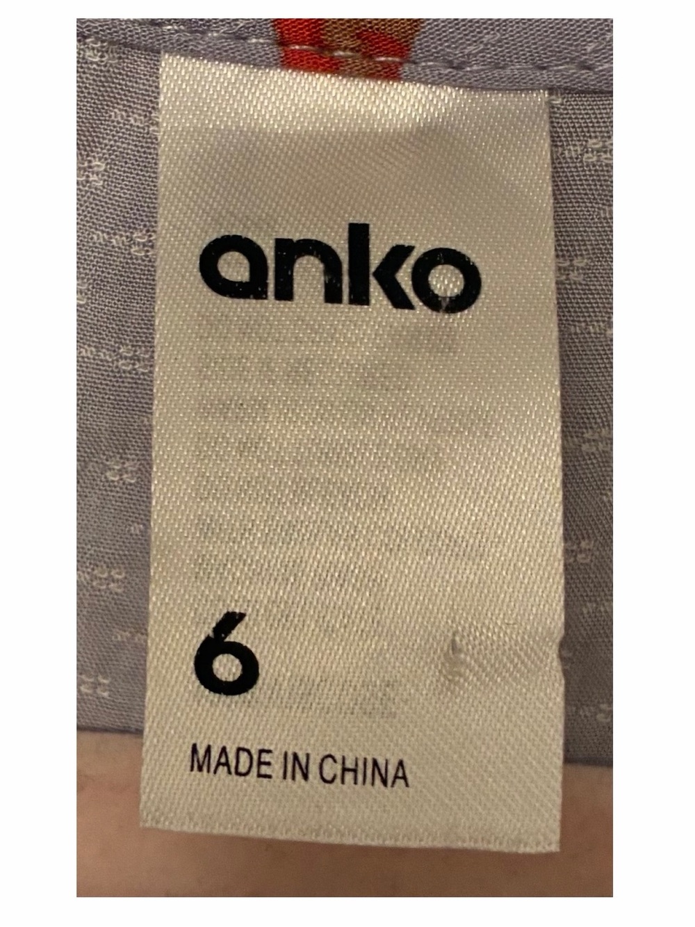 ANKO Floral V-Neck Button Front Tie Waist Midi Dress Blue Grey Sz 2 Ruffle - Picture 9 of 16